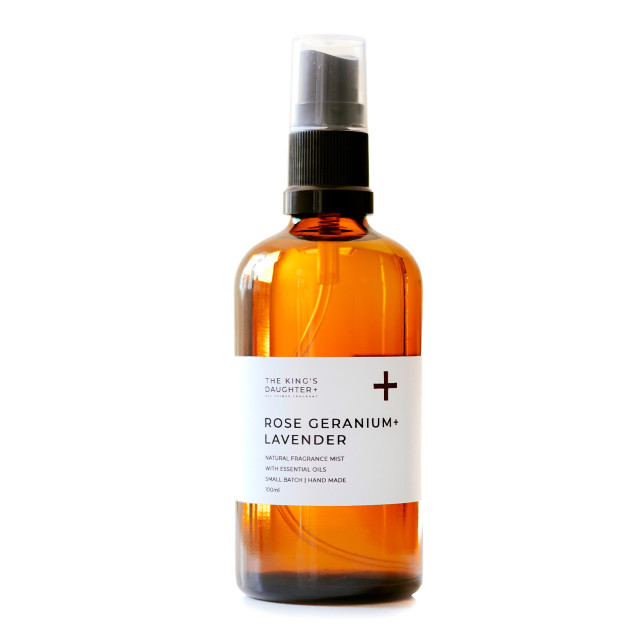 The King's Daughter Rose Geranium & Lavender Natural Fragrance Mist, 200ml