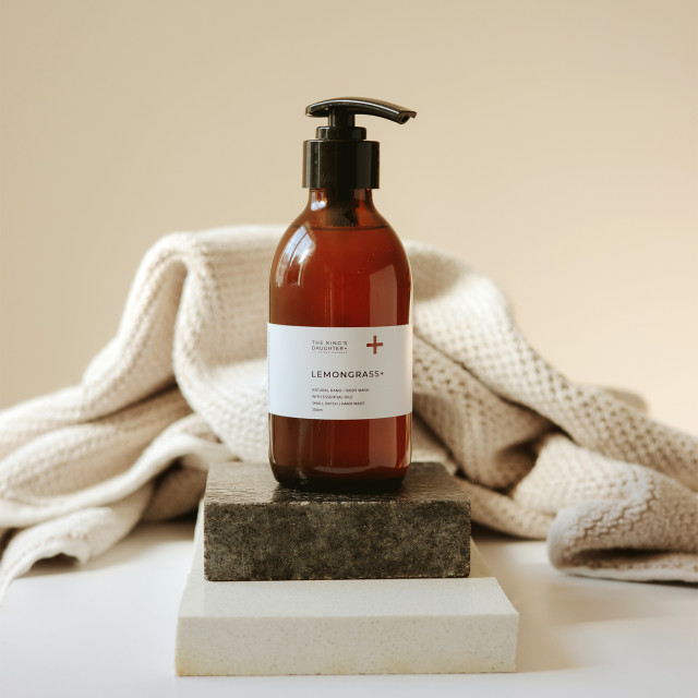 The King's Daughter Lemongrass Natural Hand & Body Wash, 200ml