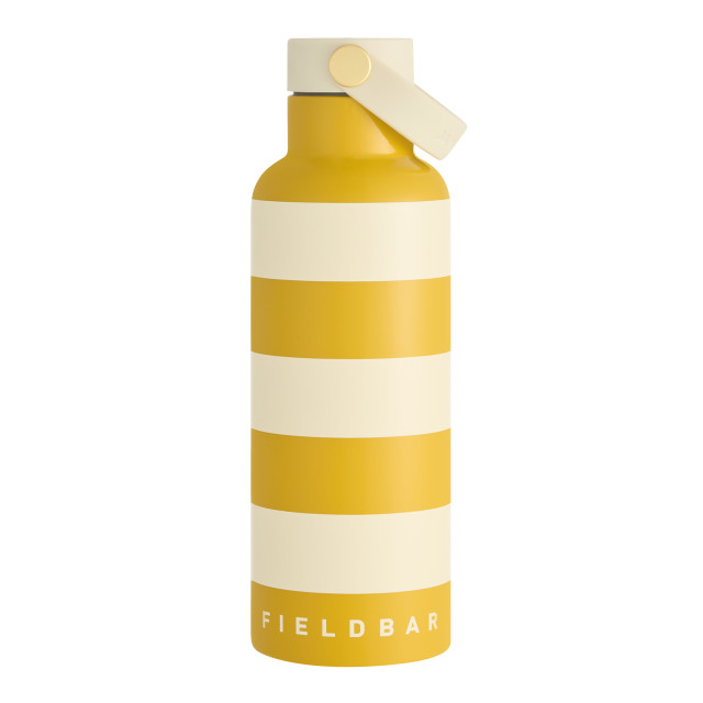 Fieldbar Limited Edition Caribbean Yellow Beach Stripes Collection Field Bottle, 650ml angle