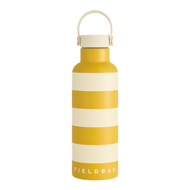 Fieldbar Limited Edition Caribbean Yellow Beach Stripes Collection Field Bottle, 650ml angle