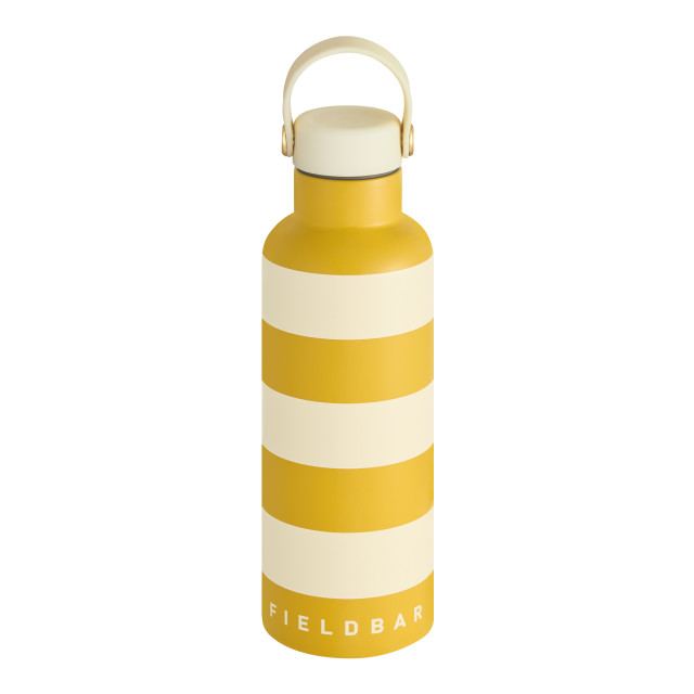 Fieldbar Limited Edition Caribbean Yellow Beach Stripes Collection Field Bottle, 650ml