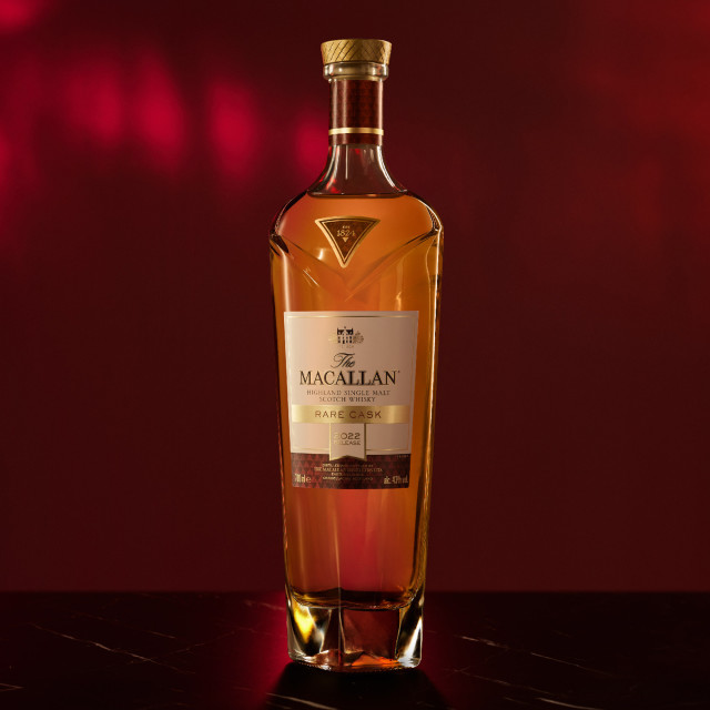 The Macallan Rare Cask 2022 Scotch Whisky, 750ml on the table