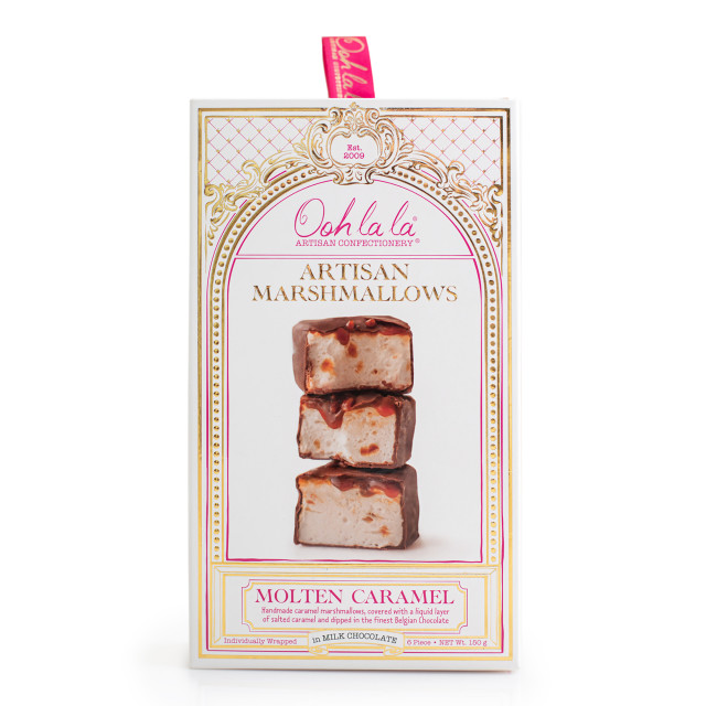 Ooh La La Artisan Confectionery Chocolate Caramel Gift Box, Set of 4 detail