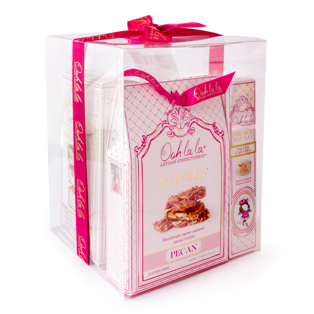 Detail image of Ooh La La Artisan Confectionery Chocolate Caramel Gift Box, Set of 4