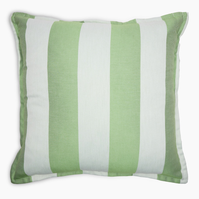 Thread Office Green Stripe Scatter Cushion Cover, 60cm x 60cm