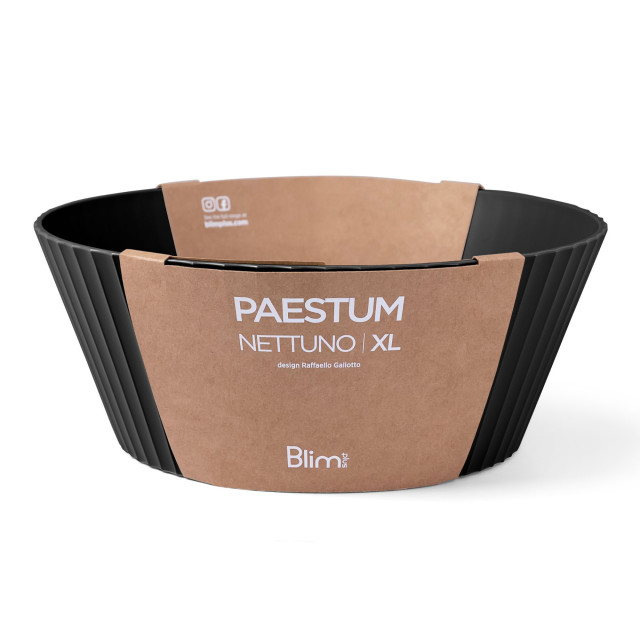 Blim Plus Nettuno Extra Large Bowl - Carbon Black packaging