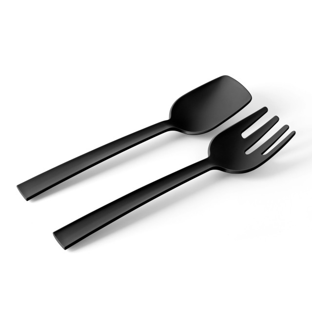 Blim Plus Paestum Serving Tools, Set of 2 - Carbon Black