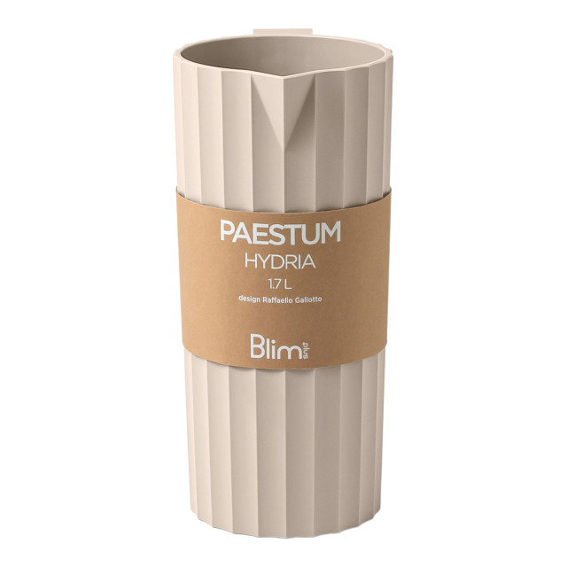 Blim Plus Hydria Carafe, 1.7L - Moka Grey packaging