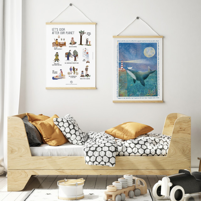 Amaranto Collection A3 Unframed Print, Paper Boat on the floor