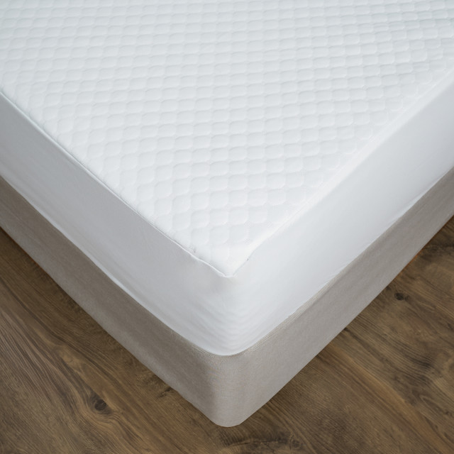 Thread Office Knitted Antibacterial Mattress Protector - Double