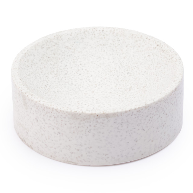 Alkaline Sand Chunky Trinket Bowl angled view