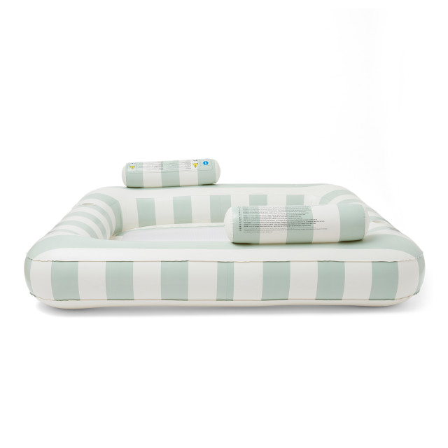 Sunnylife Luxe Twin Hammock Float - The Vacay Olive angle