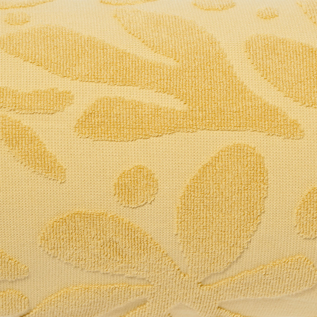 Sunnylife Inflatable Beach Pillow - Mango Bay Golden Mustard Stripe detail