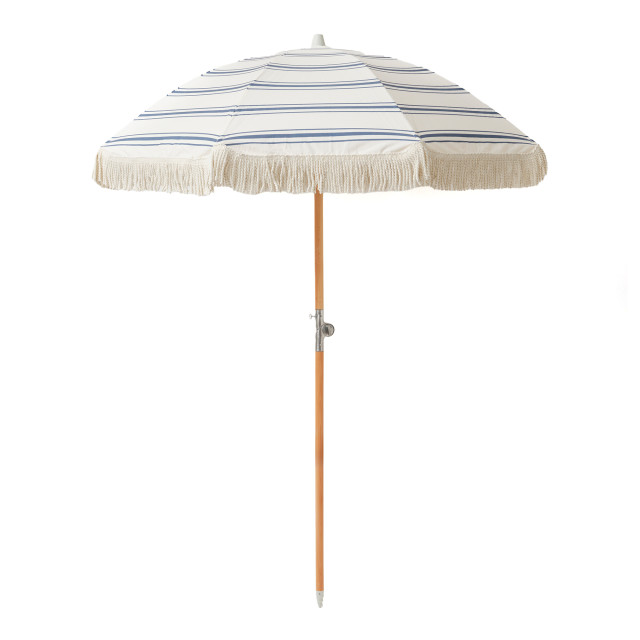 Sunnylife The Resort Luxe Beach Umbrella - Coastal Blue