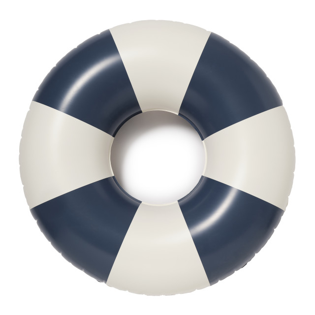 Sunnylife Tube Pool Ring - Navy Stripe