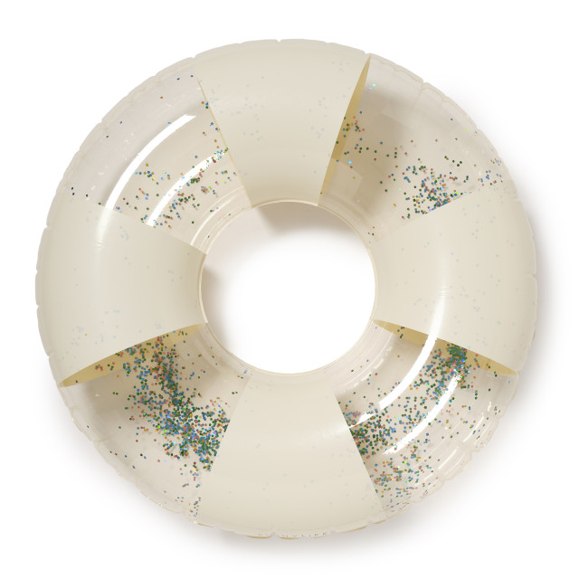 Sunnylife Tube Pool Ring - Cotton Candy Stripe