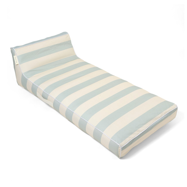 Sunnylife Luxe Lie-On Lounger Float - Lazy Days Blue Stripe