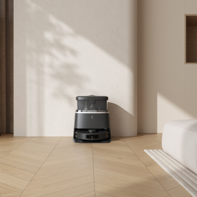 Ecovacs DEEBOT T30 OMNI Robot Vacuum Cleaner in the bedroom