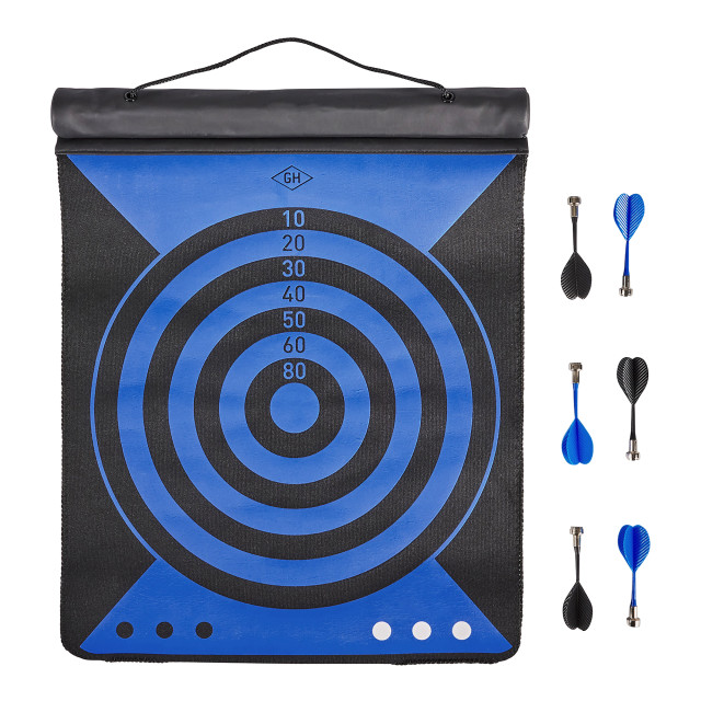 Gentlemens Hardware Magnetic Reversible Dartboard angle