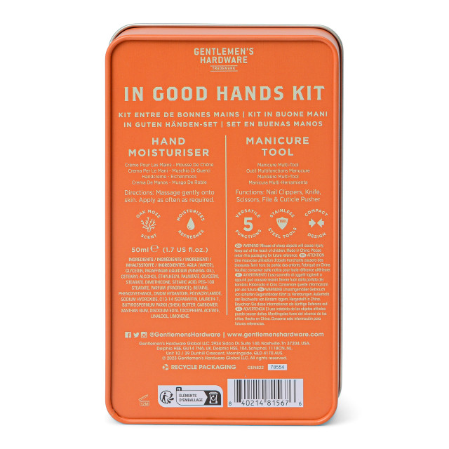 Gentlemens Hardware In Good Hands Kit packaging angle