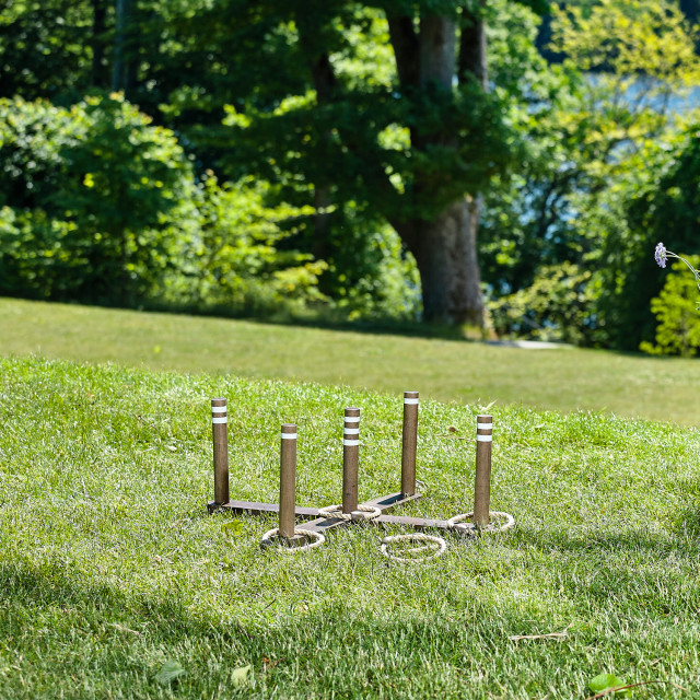 Moments Of Play Ring Toss on the lawn