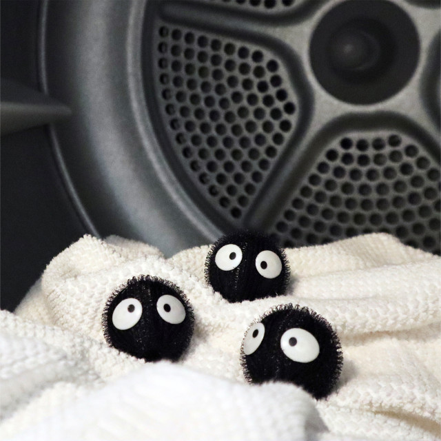 Kikkerland Laundry Buddies, Set of 6 in a washing machine