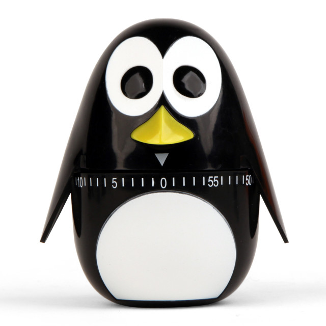 Kikkerland Penguin Kitchen Timer angle