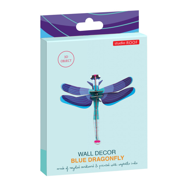 Studio ROOF Blue Dragonfly Wall Decor packaging