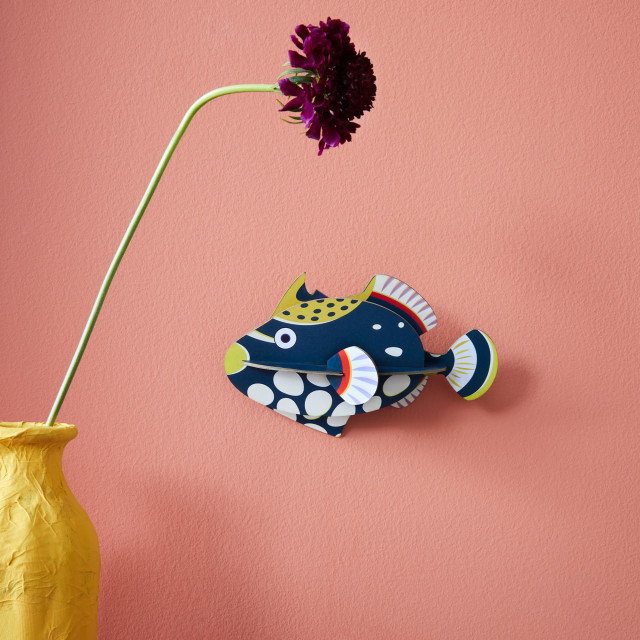 Studio ROOF Clown Triggerfish Wall Decor on the wall