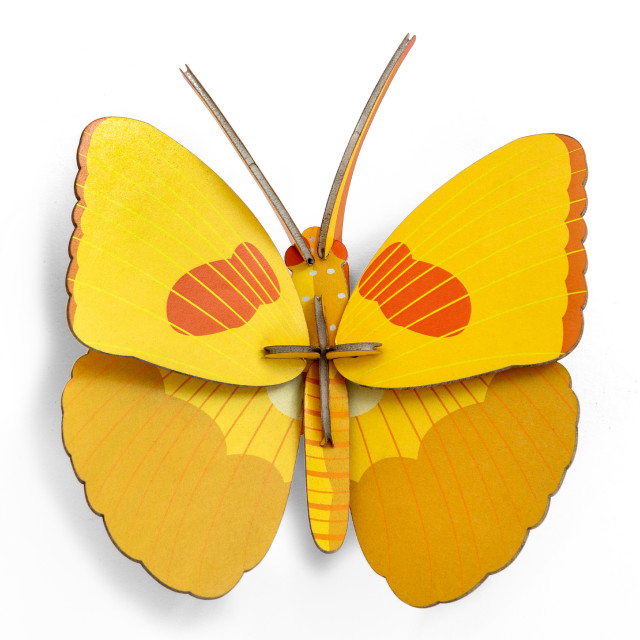 Studio ROOF Yellow Butterfly Wall Decor