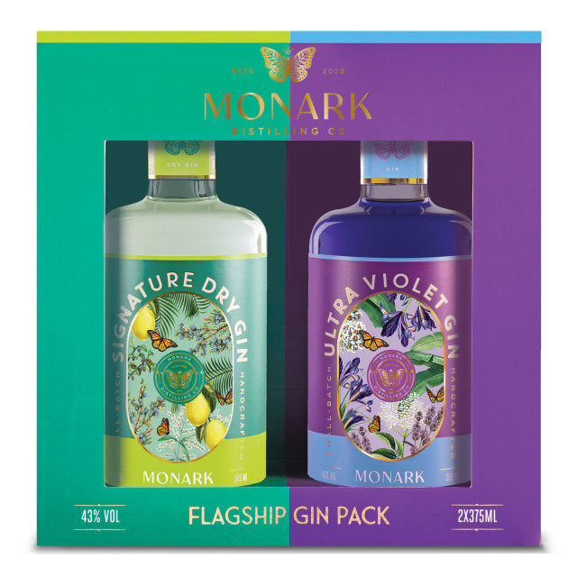Monark Distillery Flagship Duo Gift Set packaging