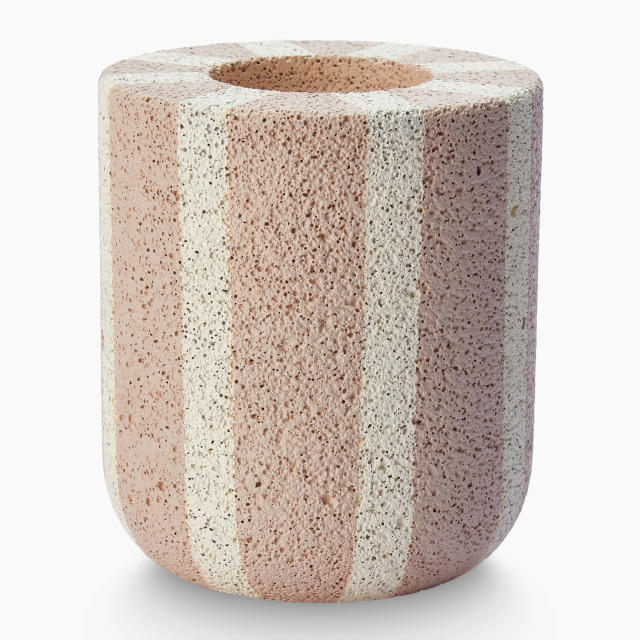 Thread Office Stripe Tealight Candle Holder - Tall