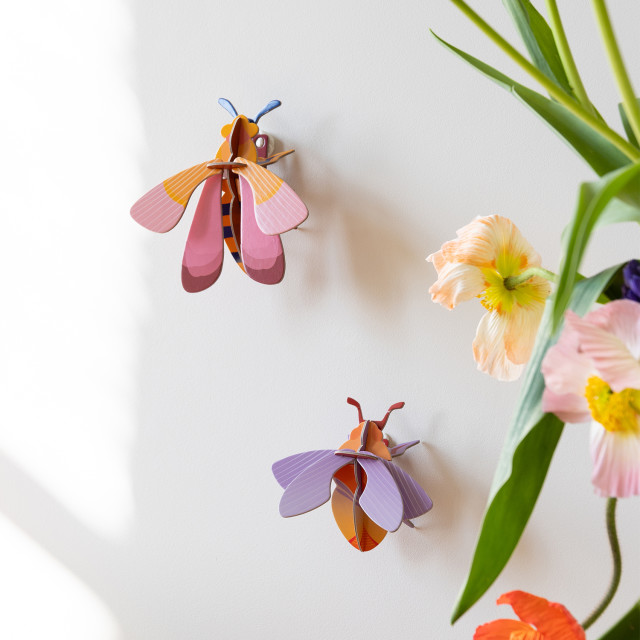 Studio ROOF Bumblebee Wall Decor on the wall with other designs