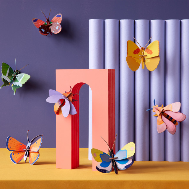 Studio ROOF Bumblebee Wall Decor on the wall with other designs