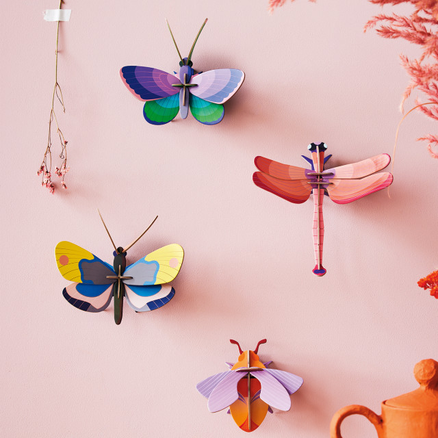 Studio ROOF Bumblebee Wall Decor on the wall with other designs