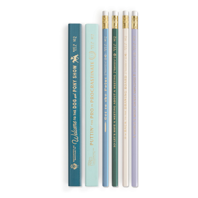 Designworks Ink Workplace Shenanigans Pencils, Set of 6
