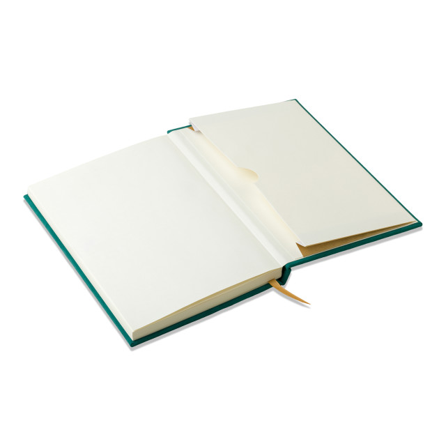 Designworks Ink Suedette Hardcover Journal - Green detail