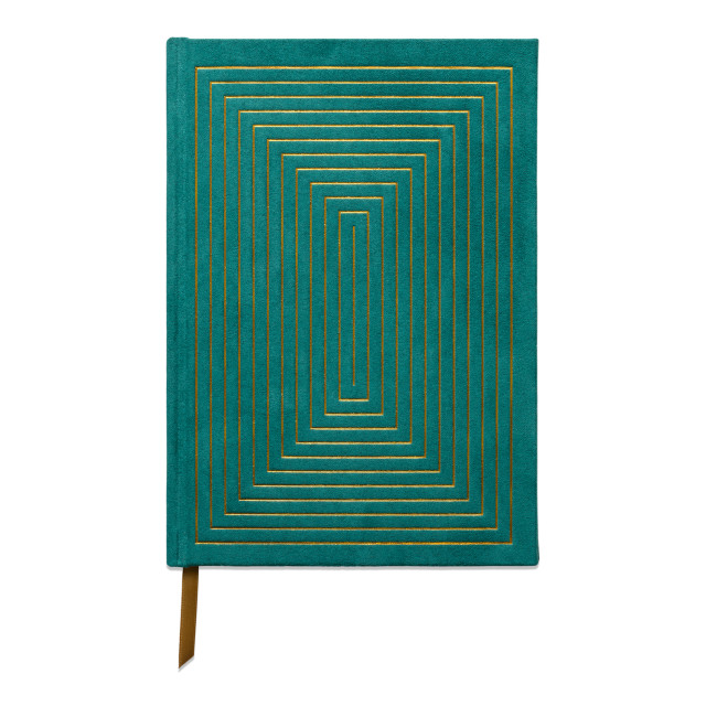 Designworks Ink Suedette Hardcover Journal - Green