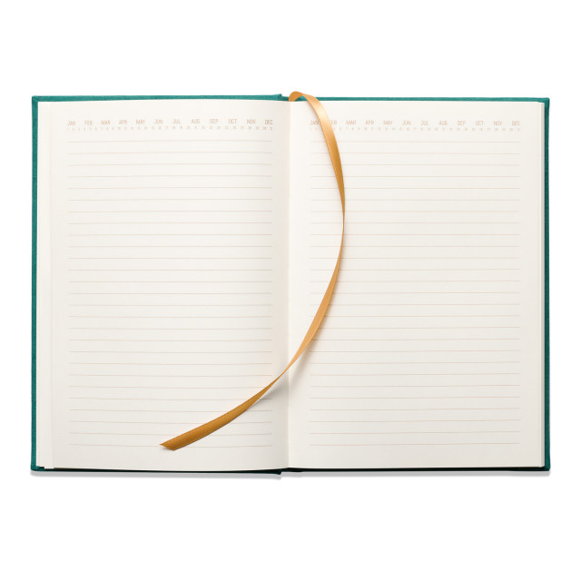 Designworks Ink Suedette Hardcover Journal - Green detail