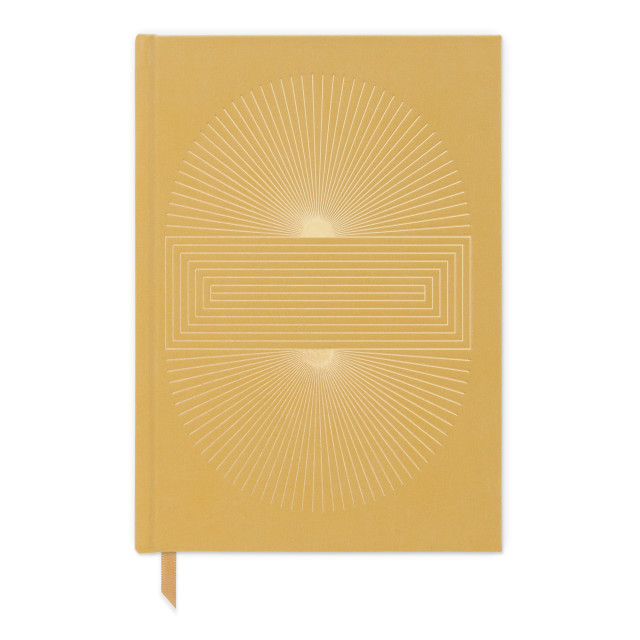 Designworks Ink Suedette Hardcover Journal - Ochre