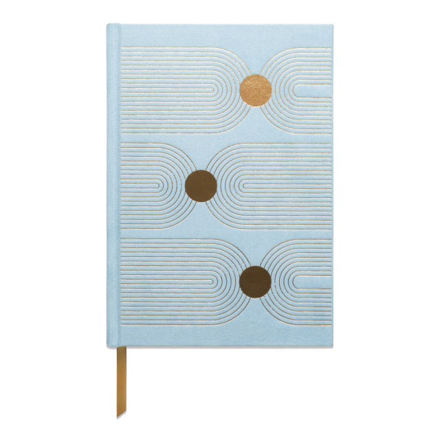 Designworks Ink Suedette Hardcover Journal - Blue