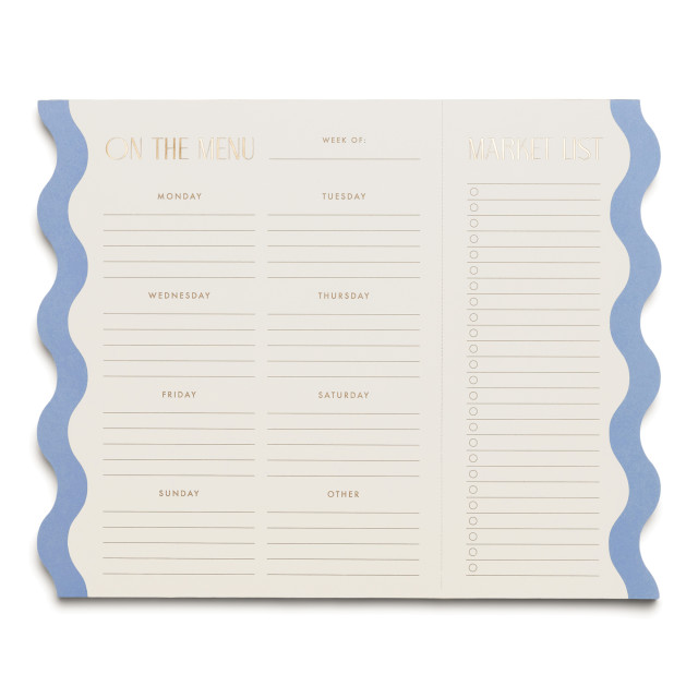 Designworks Ink Cloud Meal Planner Notepad with Magnets