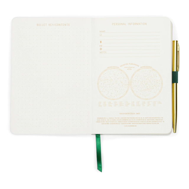 Designworks Ink Vintage Sass For Fox Sake Notebook with Pen detail of the pages