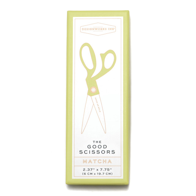 Designworks Ink The Good Scissors - Matcha packaging