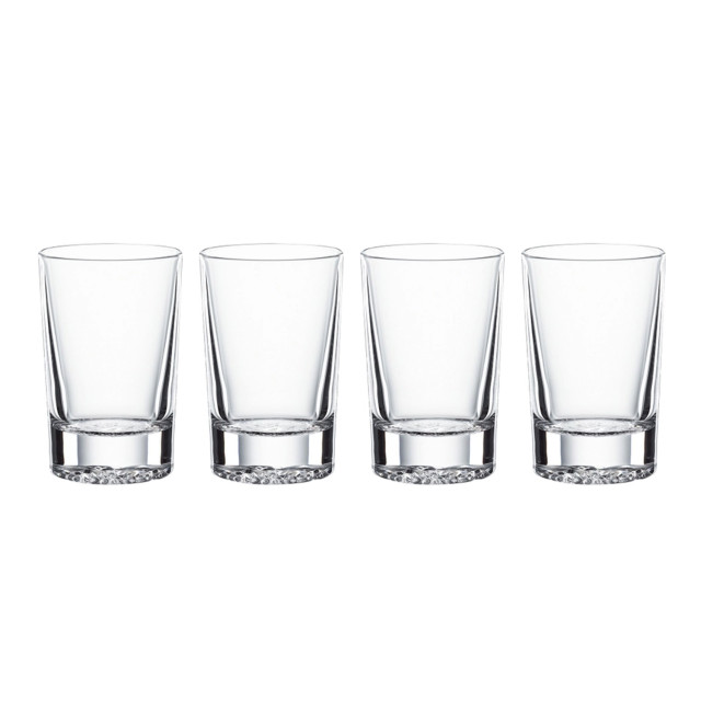 Spiegelau Lounge Crystal Shot Glasses, Set of 4