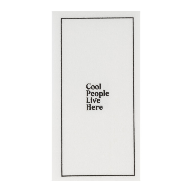 Tavola Cool People Live Here Slim Luxury Napkins, Pack of 24