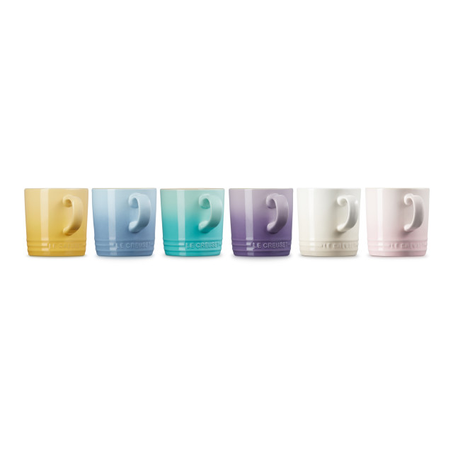 Le Creuset Sorbet Collection Mugs, Set of 6