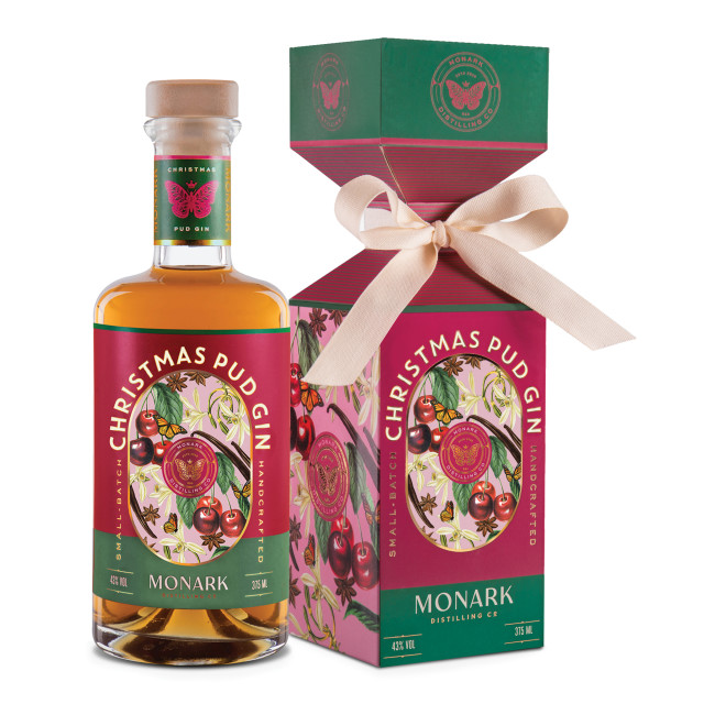 Monark Distillery Christmas Pud Gin - 375ml packaging
