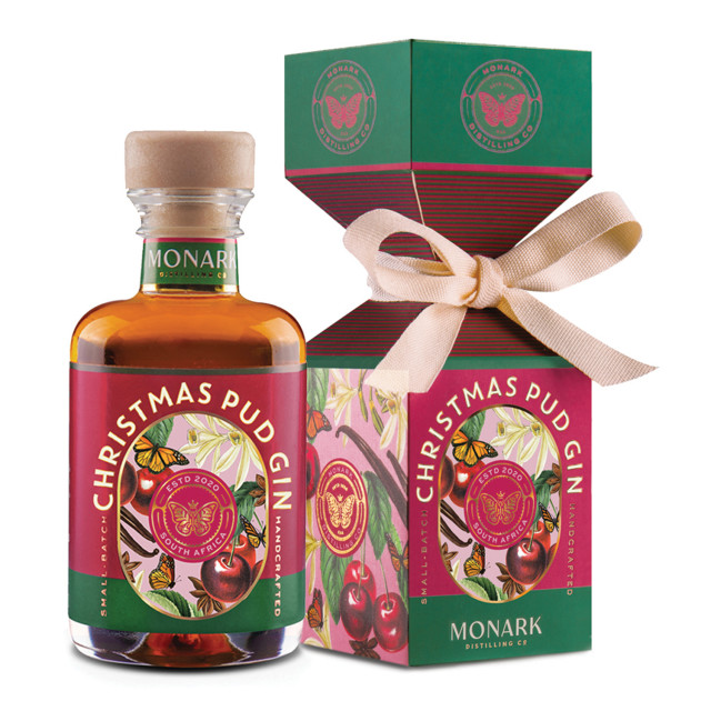 Monark Distillery Christmas Pud Gin - 50ml packaging