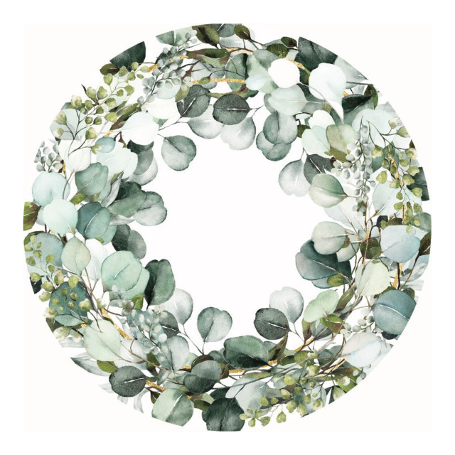 Skoert Eucalyptus Disposable Placemats, Pack of 25